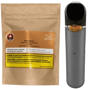 Rosebud Cannabis Farms – Guava Gas 2.0 Live Rosin All-In-One Vape – 1G
