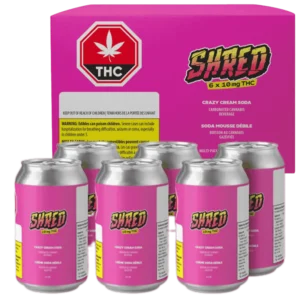 Shred – Crazy Cream Soda 6-Pack – 2130Ml