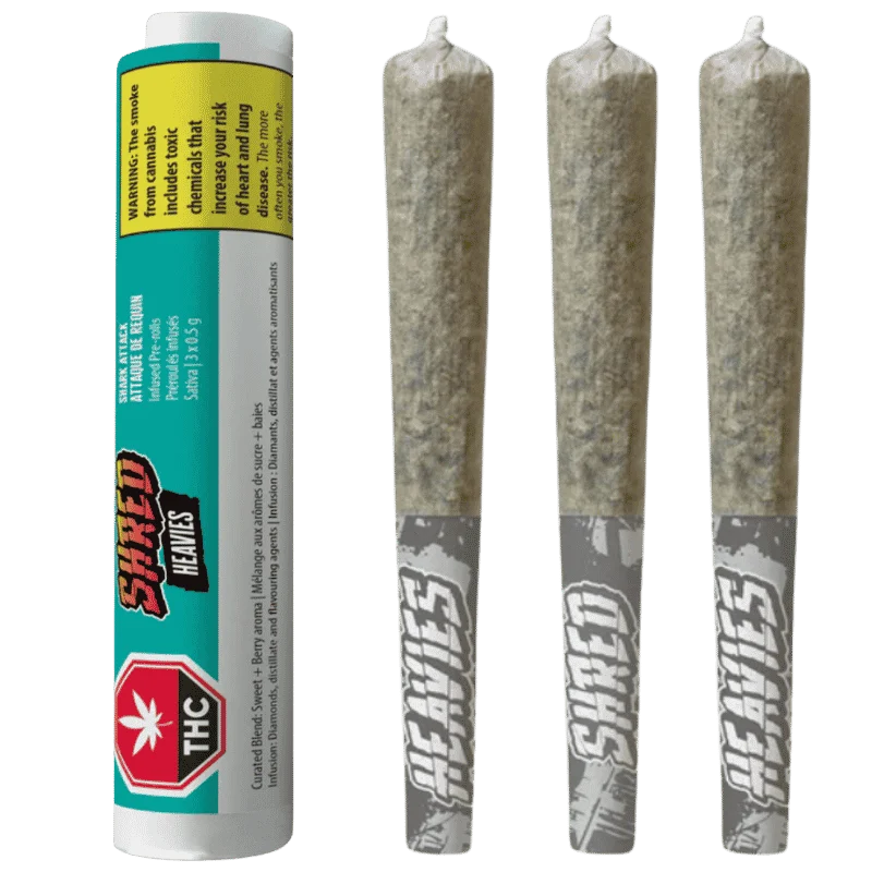 Shred – Shred Heavies Shark Attack Infused Pre-Rolls – 1.5G