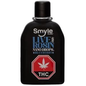 Smyle Brands – Blueberry Live Rosin Nano Drops Lto – 450Mg – 90Ml