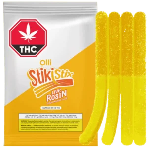 Stikistix – 100Thc Multi Pk Live Rosin Sour Mango Haze Chews – 100G