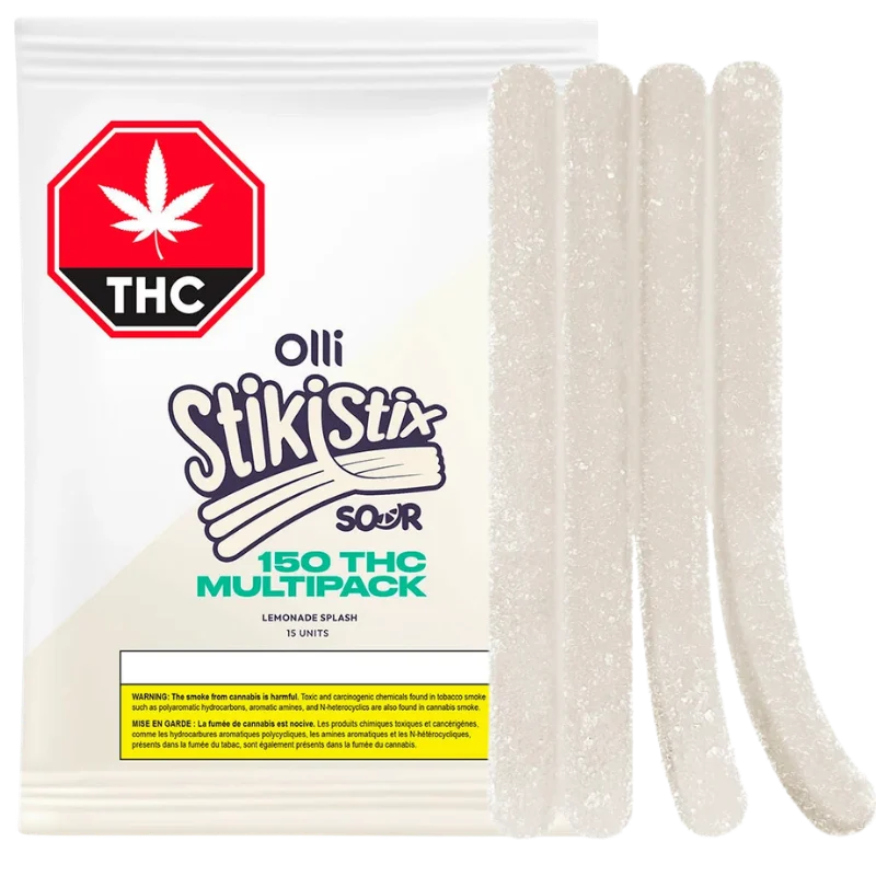 Stikistix – 150 Thc Multipack Lemonade Splash Gummies – 150G
