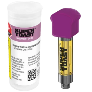 Super Toast – Passionfruit Salute Liquid Diamond Blend Cartridge – 1G
