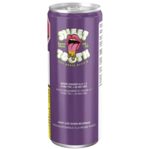 Sweet Tooth – Grape Gingerale Live Rosin 10THC 20CBG – 355Ml