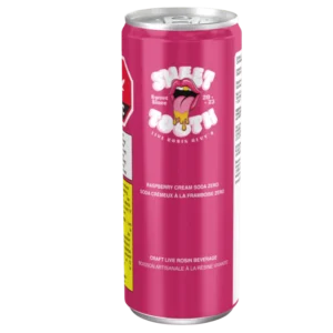 Sweet Tooth Zero – Raspberry Cream Soda Zero Live Rosin  – 355Ml