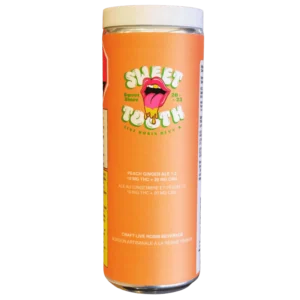 Sweettooth – Peach Live Rosin Ginger Ale 1:2 Thc:Cbg – 355Ml