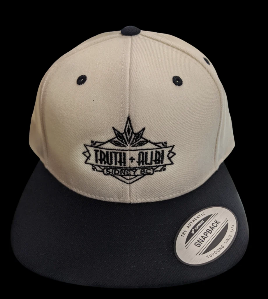 T+A Flat Brim Hat (White/Black)