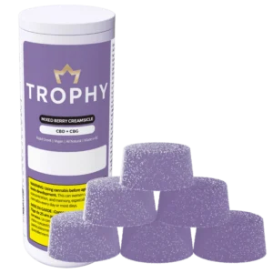 Trophy – Mixed Berry Creamsicle Cbd:Cbn Gummies – 120G