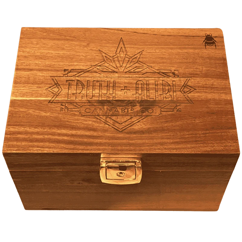 Truth & Alibi – Dark Wood Stash Box