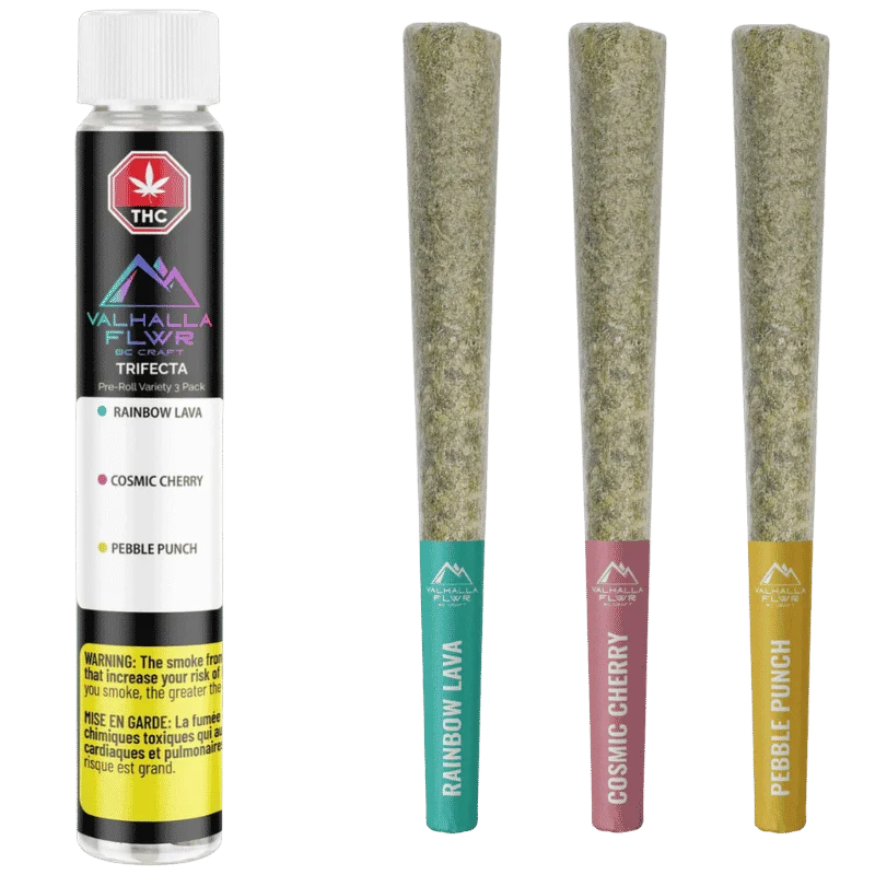 Valhalla Flwr – Trifecta Pre-Rolls Lto – 1.5G