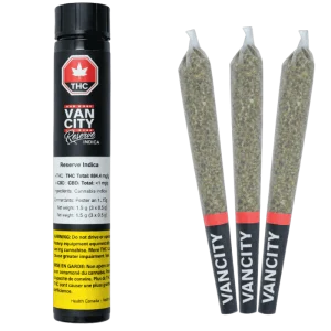 Vancity® Cannabis – Reserve Indica Pre-Rolls – 1.5G