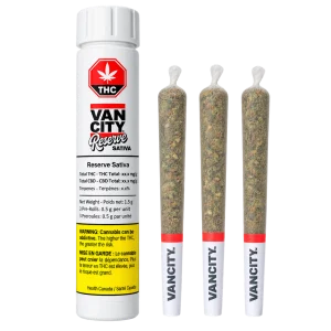 Vancity® Cannabis – Reserve Sativa Pre-Rolls – 1.5G