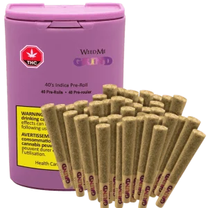 Weed Me Grind – 40’S Indica Pre-Rolls – 20G
