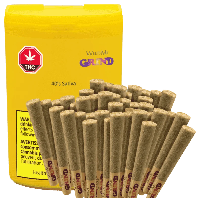 Weed Me Grind – 40’S Sativa Pre-Rolls – 20G