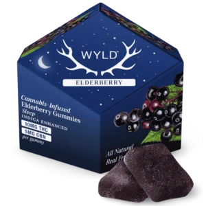 Wyld – Real Fruit Elderberry Thc:Cbn Gummies 10X1Pc – 40G