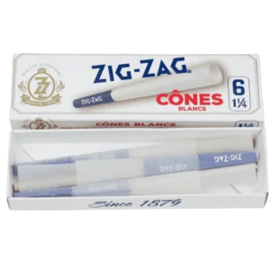 Zig Zag – White Cones – 6pk