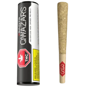 3Saints – Qwazars Solventless Hash Infused Pre-Roll – 1G