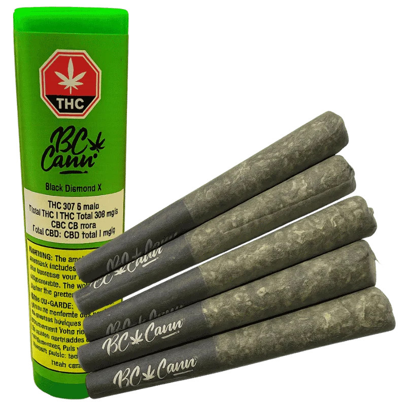 Bc Cann – Black Diamond X Pre-Rolls Lto – 2.5G