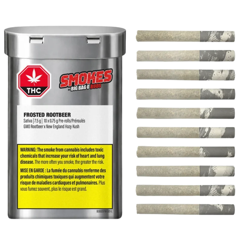Big Bag O’Buds – Frosted Rootbeer Pre-Rolls – 7.5g