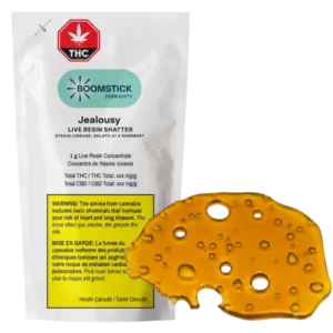 Boomstick – Jealousy Live Resin Shatter – 1g
