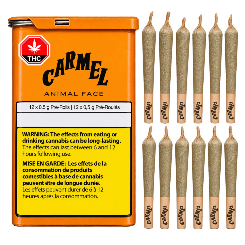 Carmel – Animal Face Pre-Rolls 12pk – 6G