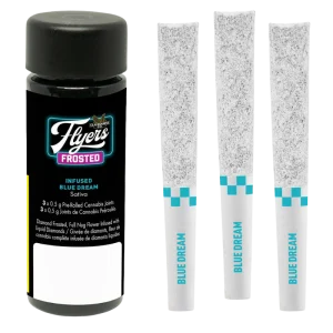 Claybourne – Frosted Flyers Infused Blue Dream Pre-Rolls – 1.5g