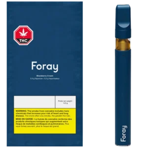Foray – Indica Blackberry Cream Disposable Pen –  Indica 0.3g