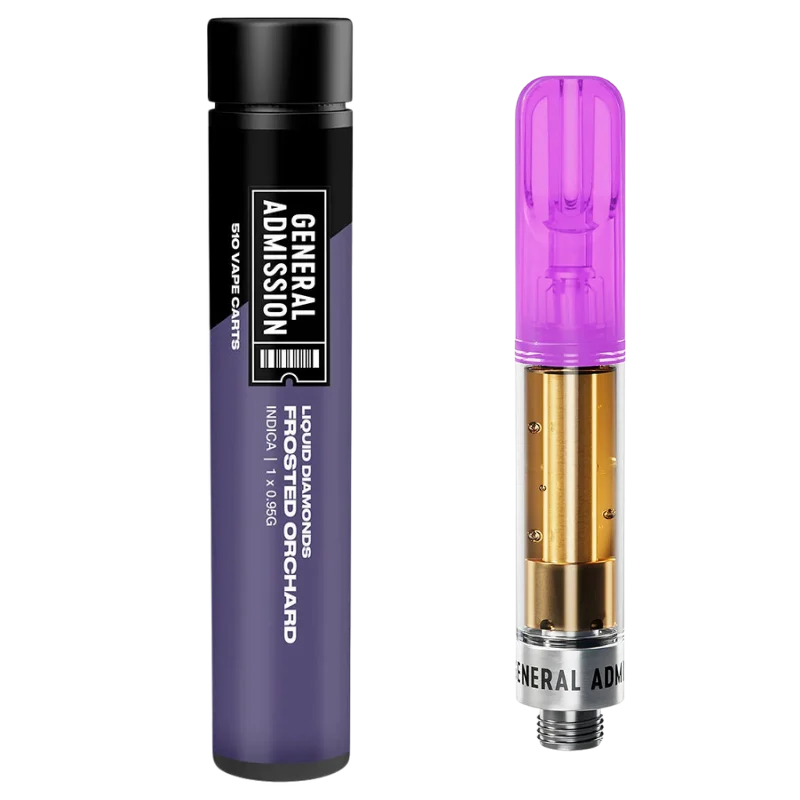 General Admission – Frosted Orchard Liquid Diamond Bld Vape Cartridge – 0.95g