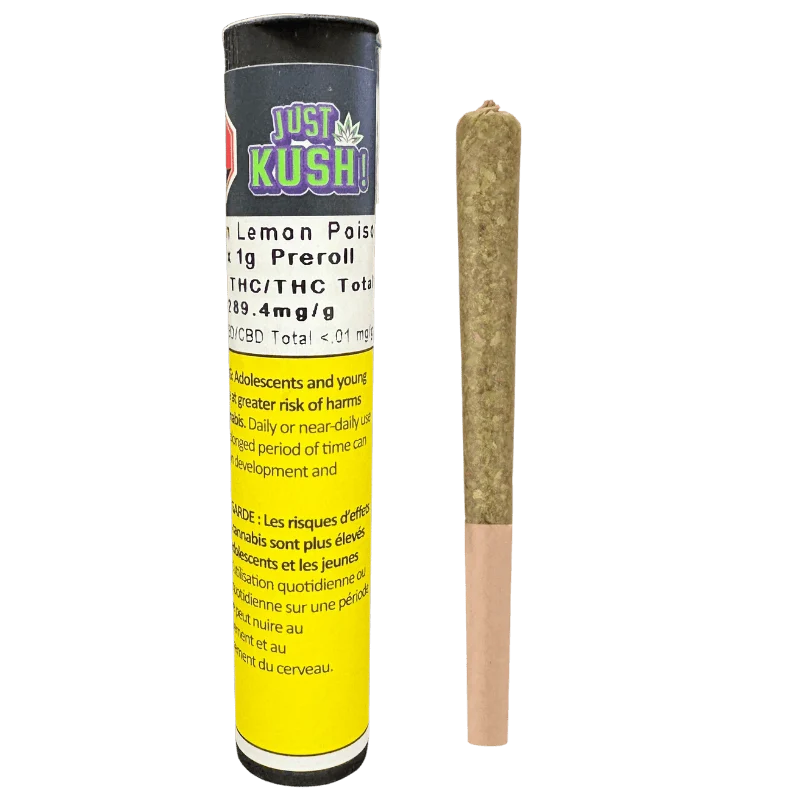 Just Kush – Durban Lemon Poison – 1G Pre-Roll