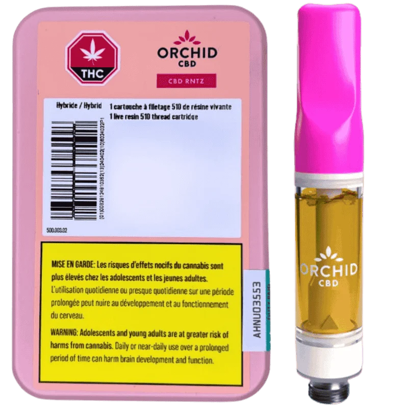 Orchid Cbd – Cbd Rntz Live Resin Vape 2:1 – 1G