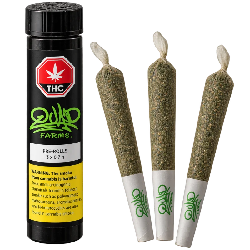 Quad Farmers – Facesmacker Pre-Rolls – 1.5g