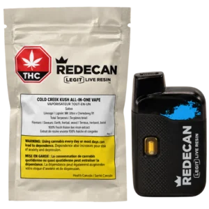 Redecan – Cold Creek Kush Legit Live Resin All-In-One Vape – 1.2g
