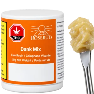 Rosebud Cannabis Farms – Dank Mix Live Hash Rosin – 1g