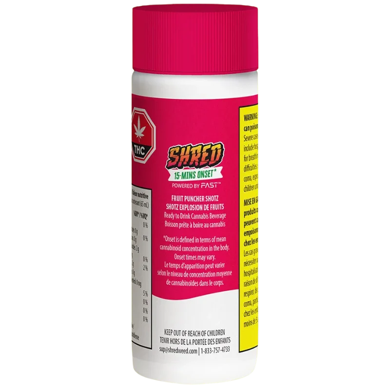 Shred – Fruit Puncher Shotz – 65ml