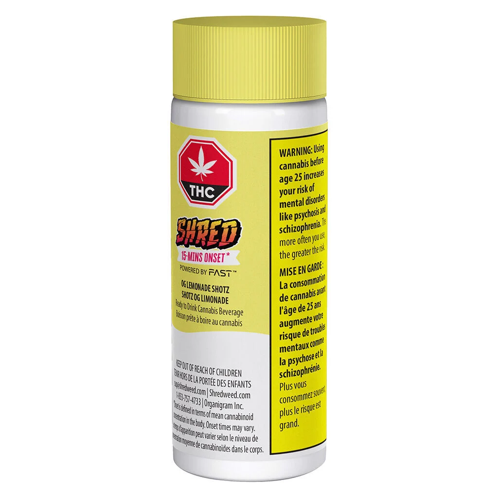 Shred – Og Lemonade Shotz – 65Ml