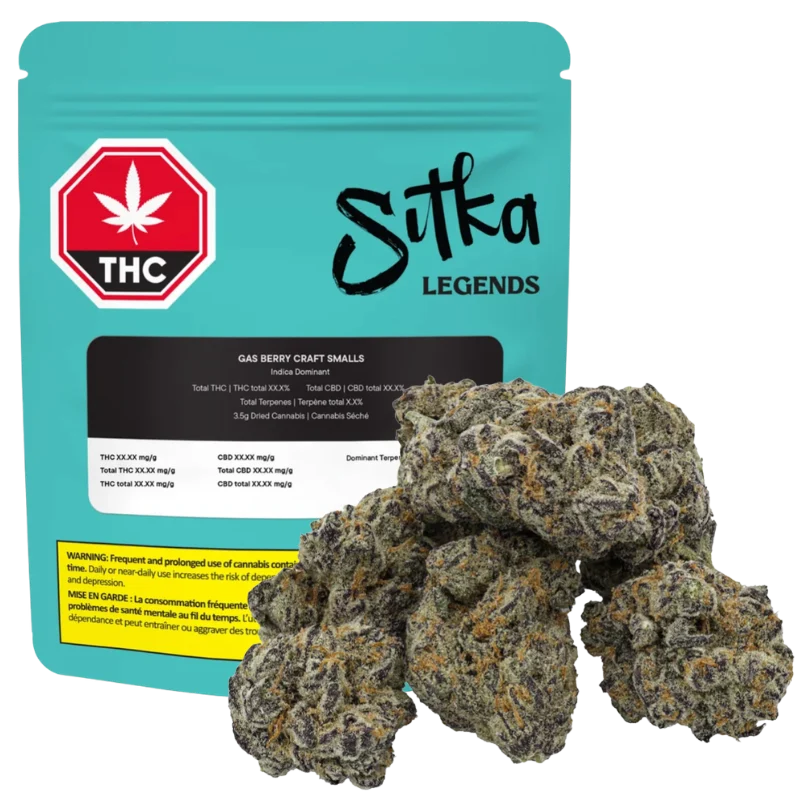 Sitka Weed Works – Gas Berry Craft Smalls – 3.5G
