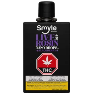 Smyle Brands – 450 Blackberry Live Rosin Nano Drops – 104g