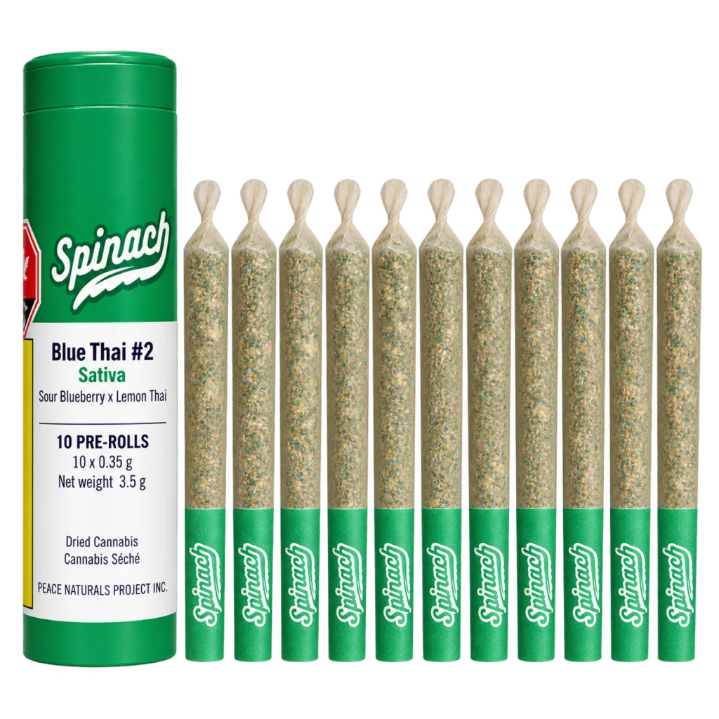 Spinach – Blue Thai #2 Pre-Rolls – 3.5G