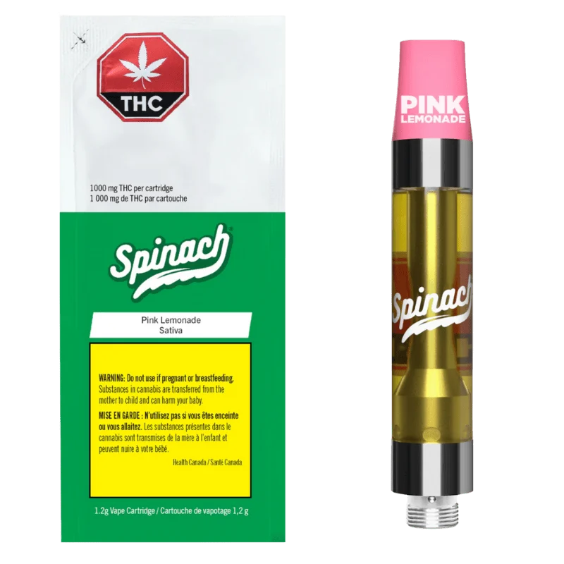 Spinach – Pink Lemonade Vape –  Sativa 1.2G
