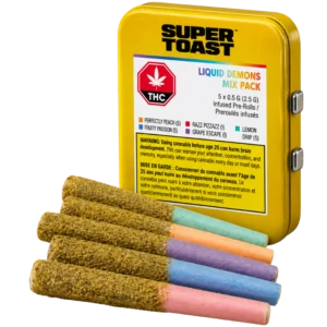 Super Toast – Liquid Demons Mix Pack Infused Pre-Rolls – 2.5g