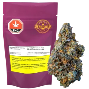 Sweetgrass Organic Cannabis – Crushed Velvet Petites Flower Lto – 3.5G