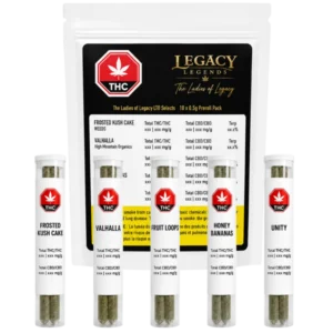 The Legacy Series – The Ladies Of Legacy Variety Pack Pre-Rolls Lto – 5G