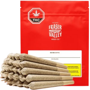 The Original Fraser Valley Weed Co. Big Red Sativa 20 Pack Pre-Rolls