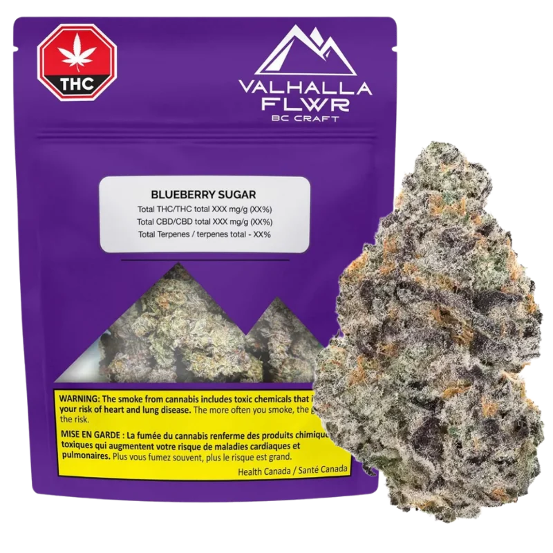Valhalla Flwr – Blueberry Sugar – 3.5G