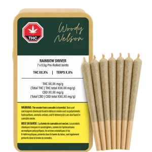 Woody Nelson – Rainbow Driver Pre-Rolls – 3.5G