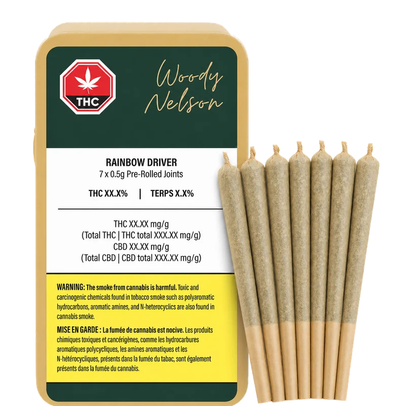 Woody Nelson – Rainbow Driver Pre-Rolls – 3.5G