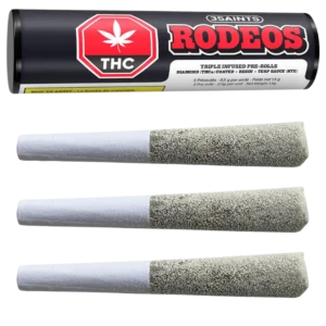 3Saints – Kush Cks Rodeos Triple Infused Pre-Rolls – 1.5g