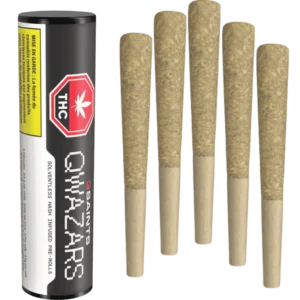 3Saints – Qwazars Solventless Hash Infused Pre-Rolls – 2.5g