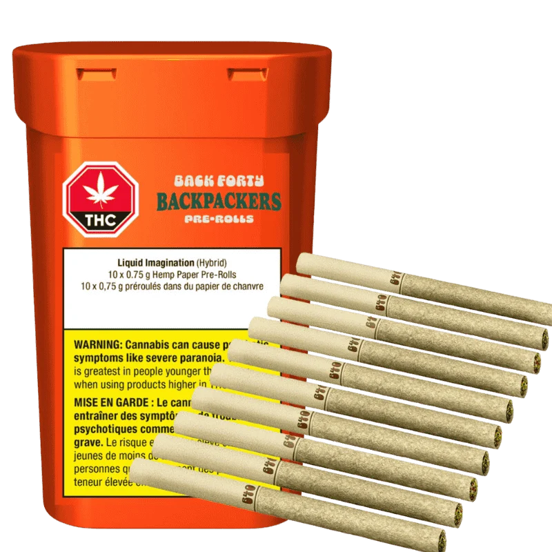 Back Forty – Backpackers Liquid Imagination Pre-Rolls Lto – 7.5g