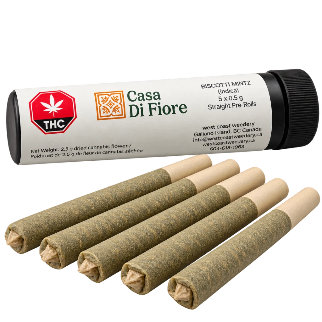 Casa Di Fiore – Biscotti Mintz Pre-Rolls – 2.5g